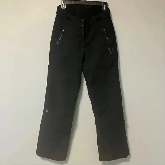 Kjus Formula Snow Ski Pants in  Black - Picture 1 of 8